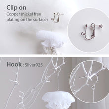 画像をギャラリービューアに読み込む, クラゲのアクセサリーの金具説明