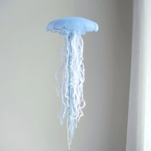 Load image into Gallery viewer, One-of-a-kind Jellyfish Mobile - Captured nemophila blue - size: M
