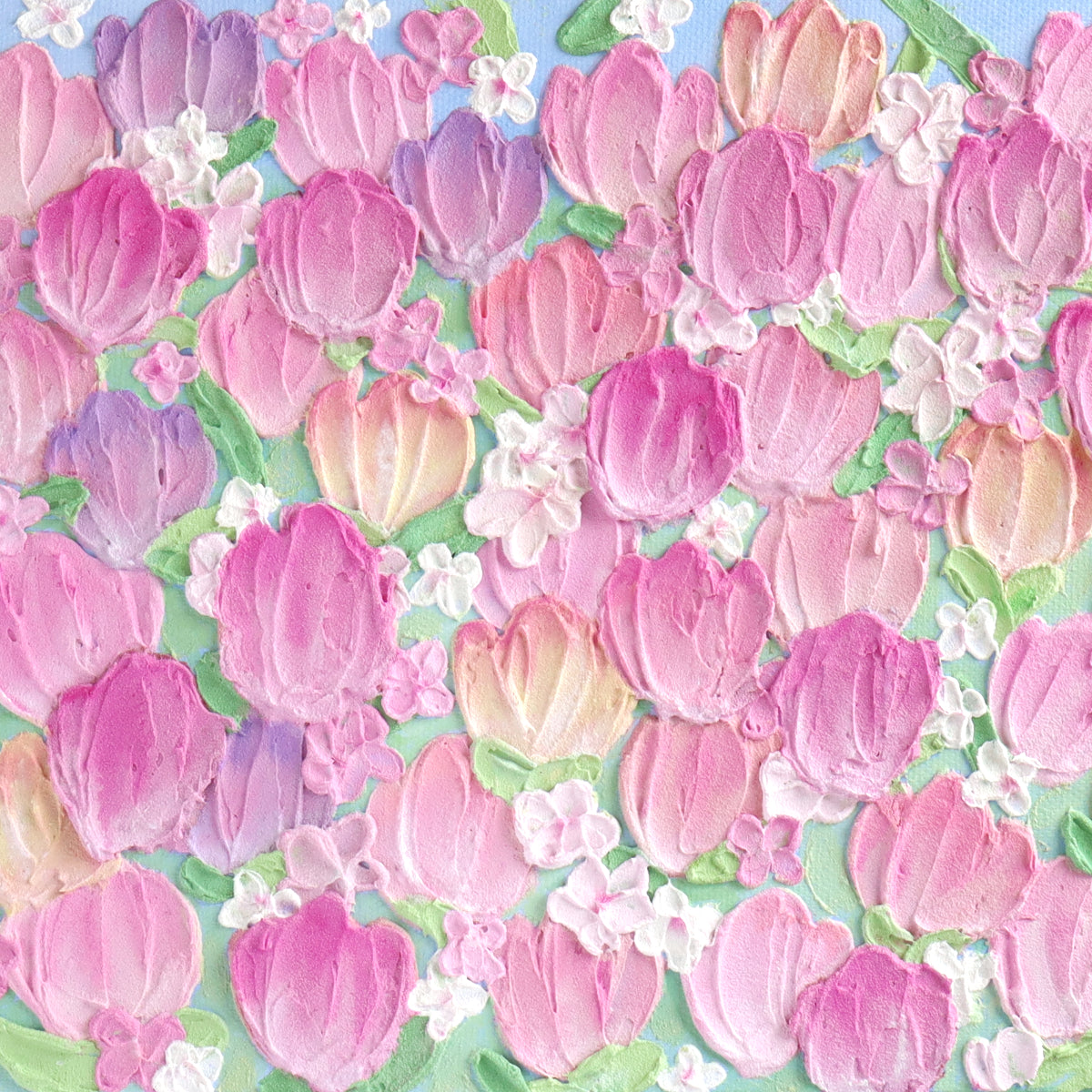4/1 夜9時発売】4月の絵画 - Tulip Field field - April Painting