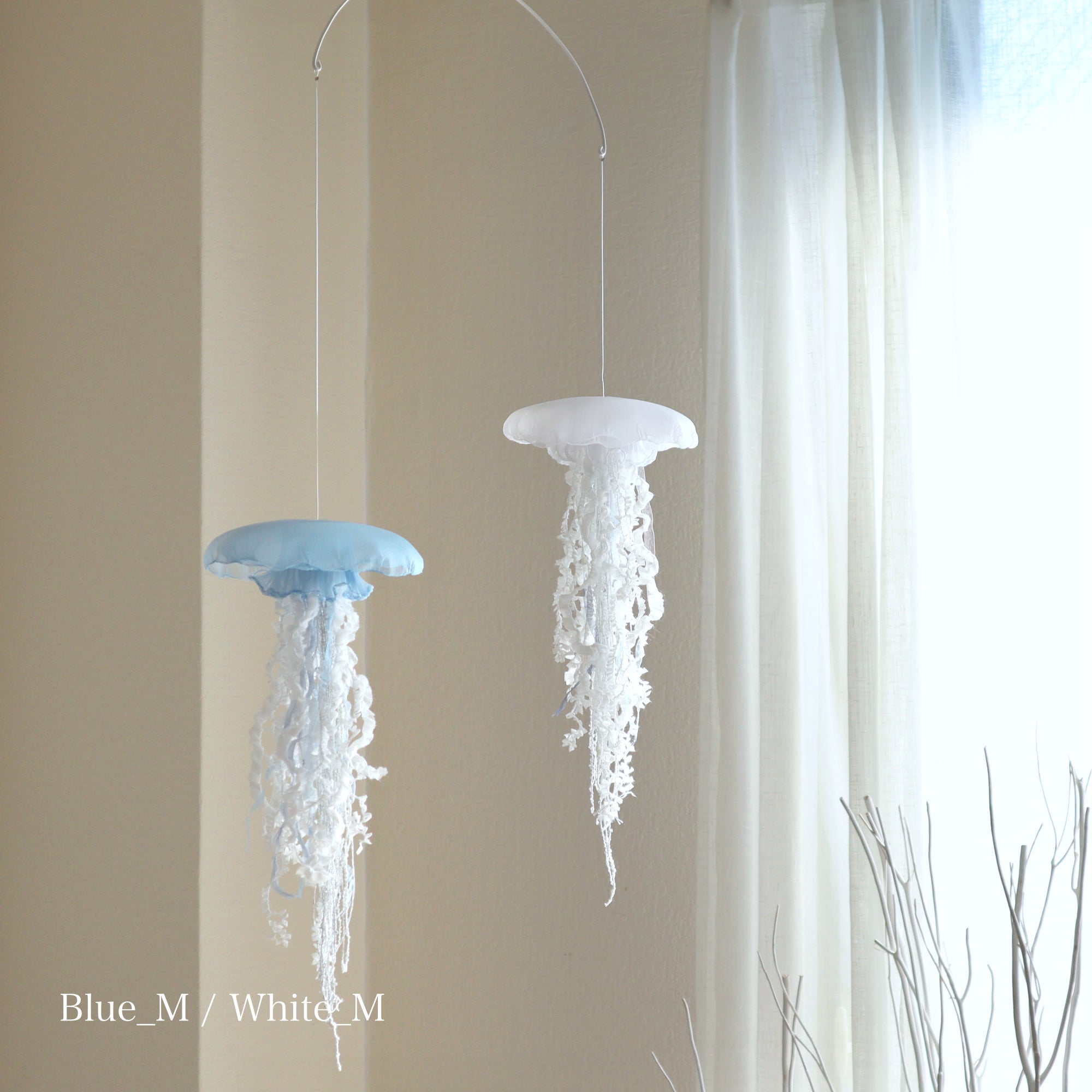 クラゲのモビール】癒しインテリア アクアリウム 雑貨 アート – Yuragi