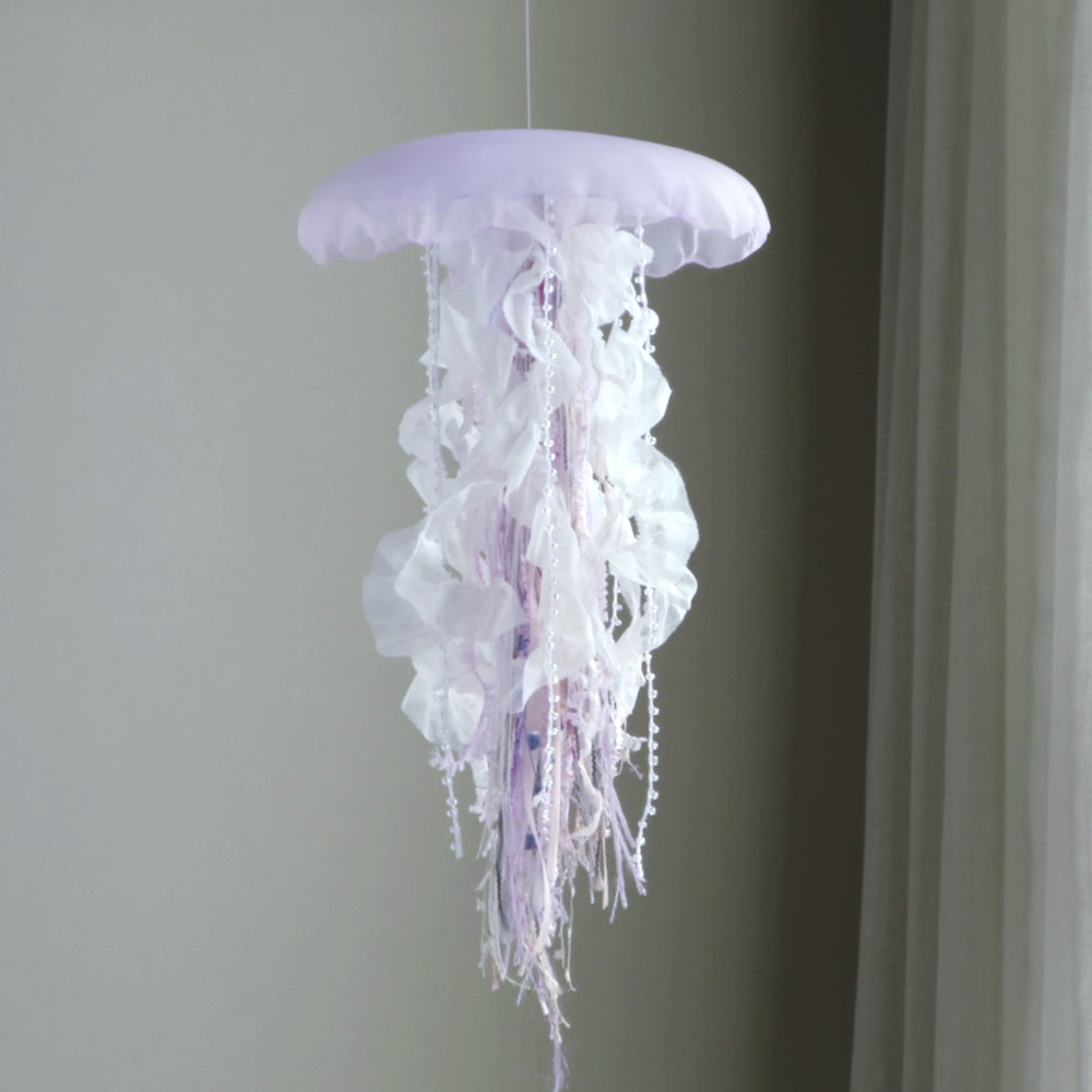 【一点もの】012「空想と現実の間に住む紫クラゲ」 (size: M-wide) One-of-a-kind Jellyfish 012
