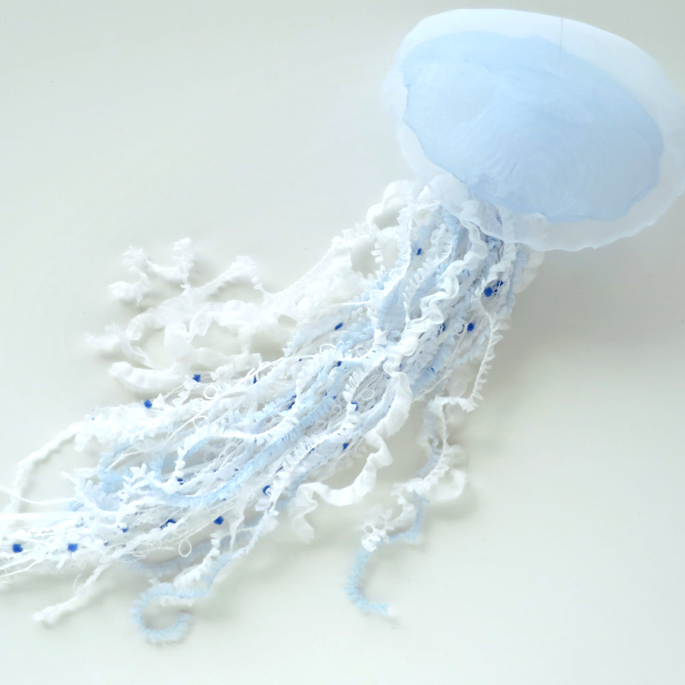 040【一点もの】「幸せを知っている水玉クラゲ」(size: M) One-of-a-kind Jellyfish 040