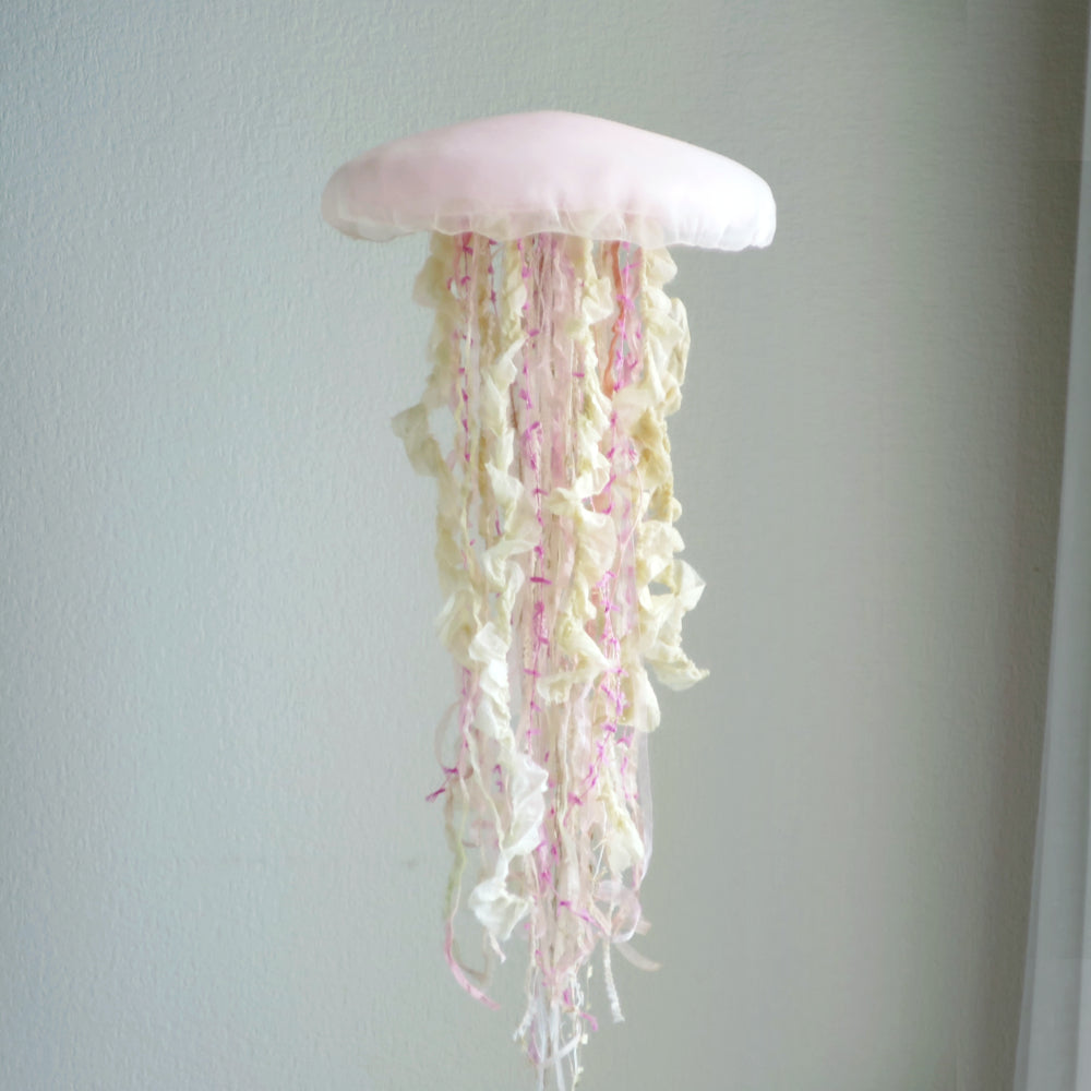 035【一点もの】「アンティーク色の夢見るクラゲ」(size: L) One-of-a-kind Jellyfish 035