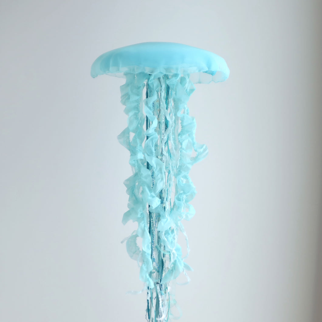 038【一点もの】「思い出す あの海の色」(size: L) One-of-a-kind Jellyfish 038
