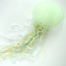 Load image into Gallery viewer, One-of-a-kind Jellyfish Mobile -New green leaves, time of beginning- size: M
